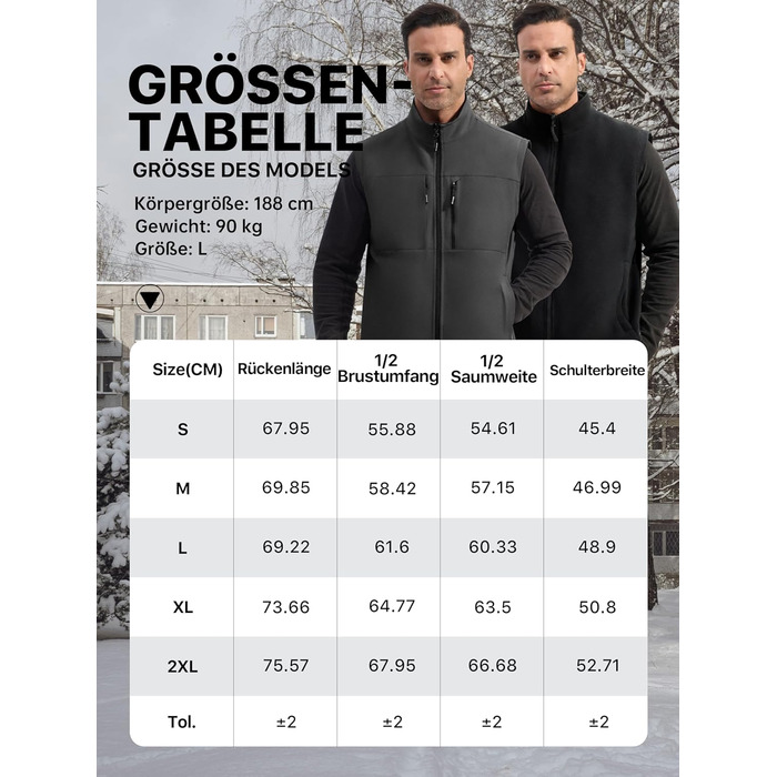 Чоловіча флісова вітровка Free Oldier: тепла, вітронепроникна, двостороння, для роботи та прогулянок. Колір: синьо-чорний (L, сіро-чорний)