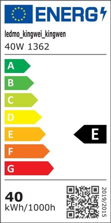Зовнішня LED-стінна лампа Kingwen 40W, 3000K, поворотна на 360°, IP65, чорна, для дому та вулиці