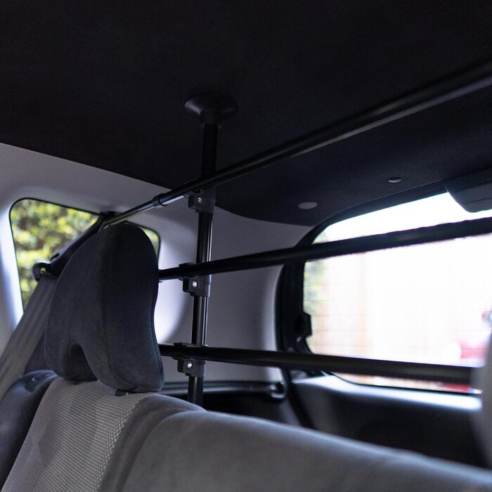 Universal Car Dog Barrier Gate SS5260 - Adjustable Height & Width, No Tools Required - Fits Hatchbacks, SUVs, Wagons, MPVs