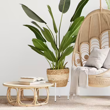 Relaxdays Adjustable Plant Stand 2-Piece Set