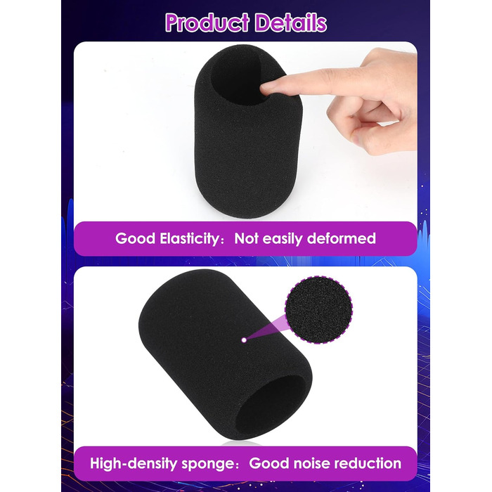 Кріплення для мікрофону HyperX QuadCast та інші - кріплення на стіл з поп-фільтром, сумісне з Blue Yeti, Razer Seiren Mini V3, Fifine AM8, YOUSHARES (XI. QuadCast 2 Windschutz - Dachlos)