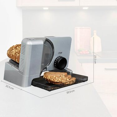 Електричний шматорі Ritter E 16 E з нержавіючої сталі, Made in Germany