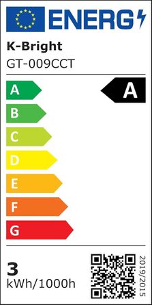 LED настільна лампа K-Bright з регулюванням яскравості, акумуляторна, бездротова, 3000K/4000K/6000K, 3 колірні температури, USB-C, IP54, вологостійка, чорна, 1 шт.
