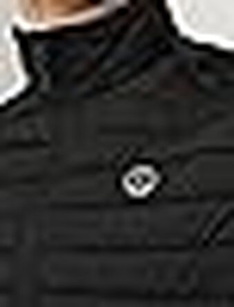 Чоловічий стібаний жилет Jack & Jones, чорний, розмір XL