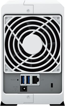 Synology DS223J 2-байтовий NAS для дому, білий (8TB)