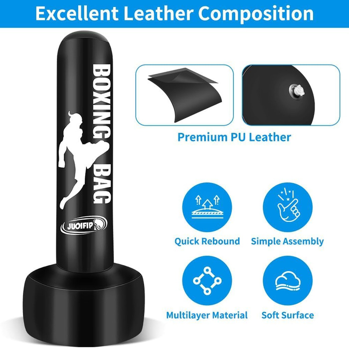 Надувний боксерський мішок Boxsack 180 см для тренувань MMA, Муай Тай, фітнесу