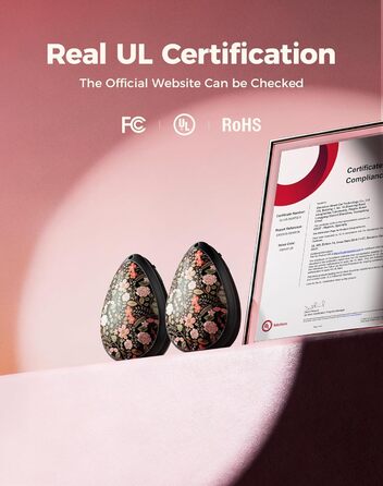 Електричні грілки для рук OCOOPA 2 шт., стильні, у формі діаманта з магнітом, акумуляторні, для жінок, подарунок на Новий рік, для Рейно, туризму, кемпінгу