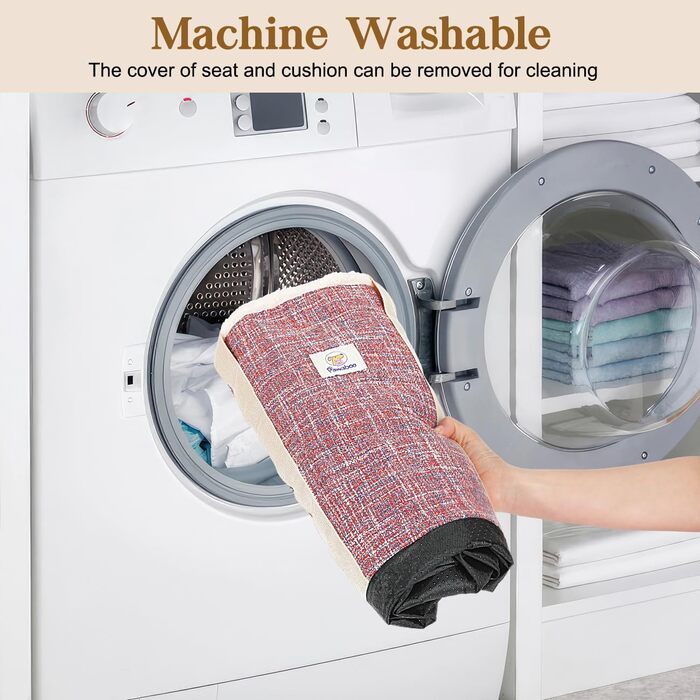 Крісло-ліжко для собак Pawaboo: безпечне та зручне автокрісло для маленьких собак до 11 кг (Magenta+Blau)