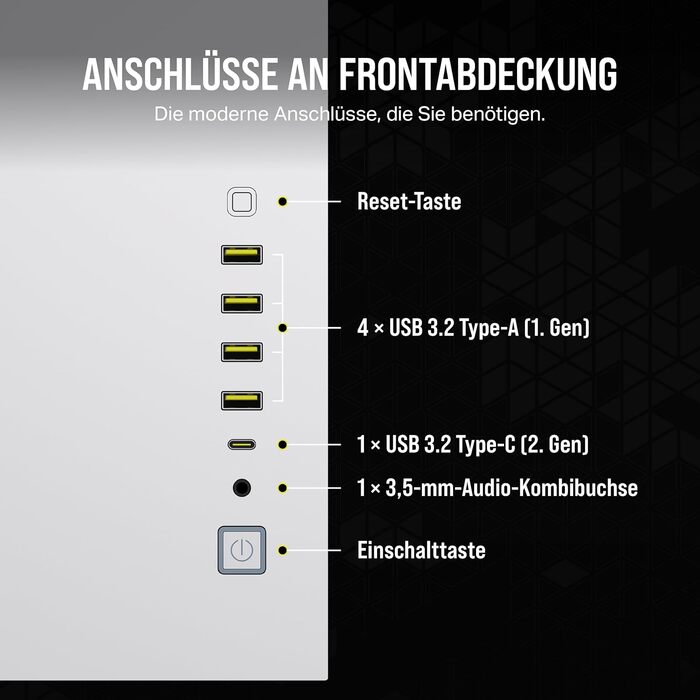 Корпус ПК CORSAIR 6500X RGB Mid-Tower ATX з двокамерним дизайном, великою гнучкістю охолодження та підтримкою материнських плат з перевернутим з'єднанням