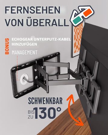 Похилий настінний кронштейн для телевізора ECHOGEAR Full Motion Articulating (42