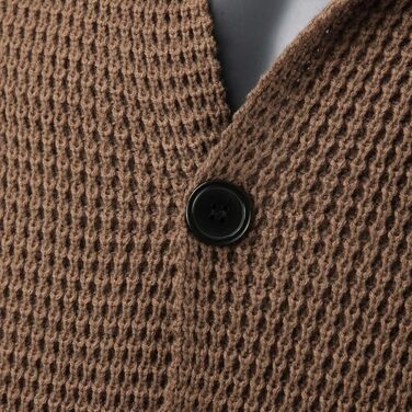 Кардиган чоловічий Trachten з в'язаного полотна, без капюшона, тепла в'язана куртка для зими, під джинси або чиноси (XL, Хакі)