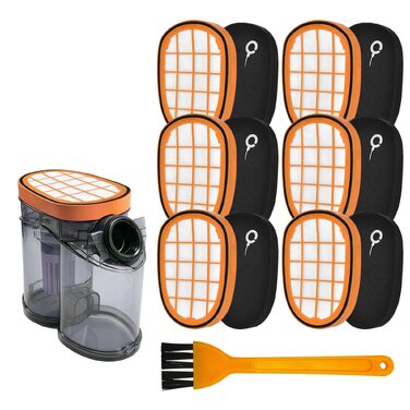 Набір фільтрів для акумуляторного пилососа Philips SpeedPro Max Aqua FC5005/01, 6 шт.