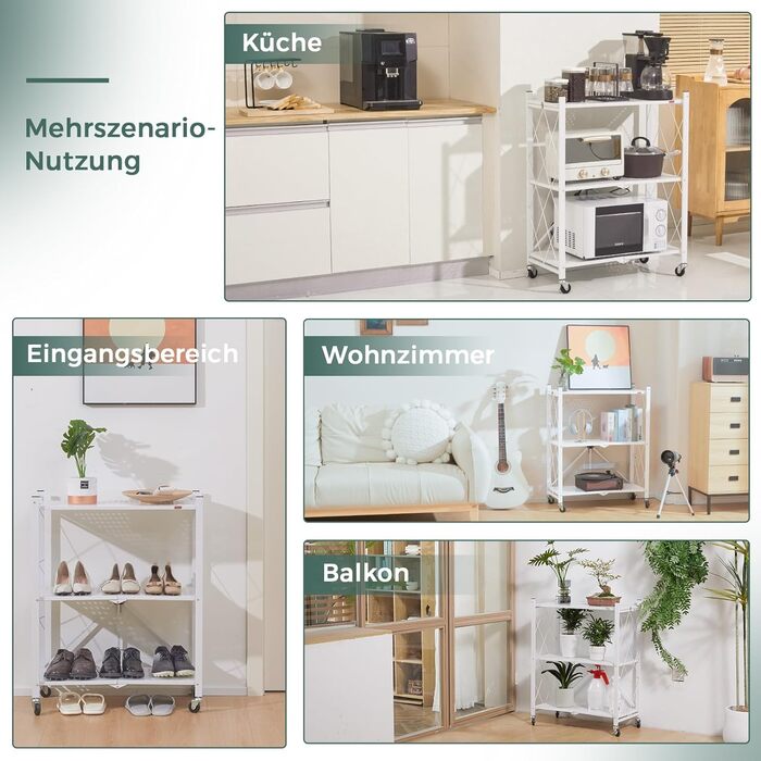 Deanic 5-Tier Folding Heavy Duty Shelving Unit