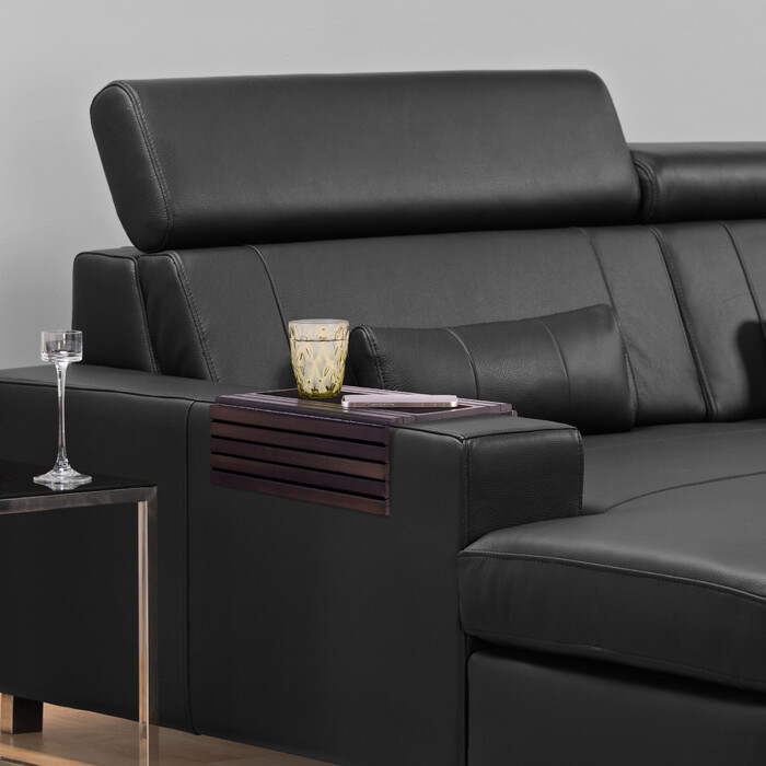 Relaxdays Bamboo Sofa Table - Dark Brown