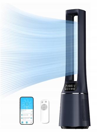 Колонний вентилятор-очисник повітря 2 в 1 Midea MFP-120i (BL) з HEPA-фільтром H13