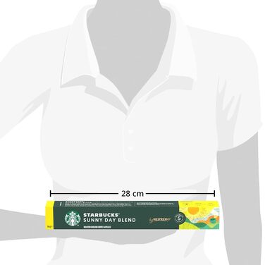 Кава Starbucks Sunny Day Blend для Nespresso, світле обсмаження, капсули 6 x 10 (60 капсул) 10 г (набір 6 шт.)