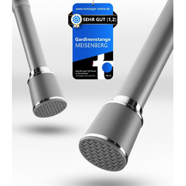 Телескопічний карниз/штанга MIESZENBERG 220-270 см, 32 мм, без свердління, білий