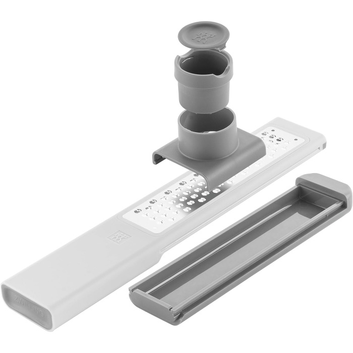 Терка дрібна ZWILLING Z-Cut мультифункціональна, нержавіюча сталь, сіра - для овочів та фруктів