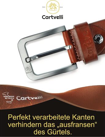 Чоловічий шкіряний ремінь преміум-якості з подарунковою коробкою. Ширина 40 мм, регулюється, підходить для джинсів, чинос, костюма та штанів. Колір: коричневий.