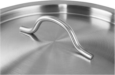 Royal Catering Induction Stockpot 48 L Ø 40 cm with Lid, Stainless Steel Pot, Induction Cooktop Pot, Stainless Steel Pot