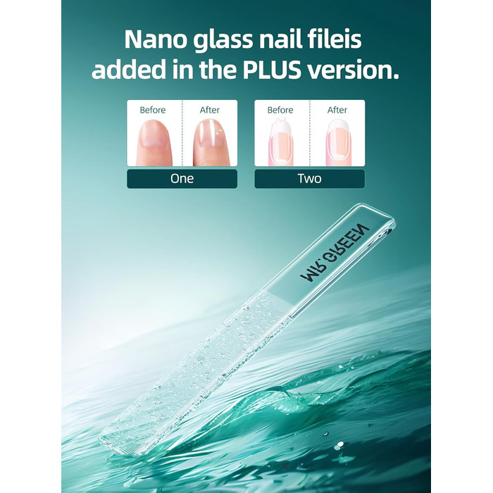 Набір для манікюру Mr.GREEN 3шт: кусачки, пилка, кусачки з захистом від бризок, кейс, для чоловіків та жінок