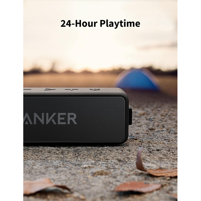 Anker SoundCore 2 Bluetooth колонка: потужний звук, баси, 24 год, IPX7 водозахист, для iPhone, Samsung