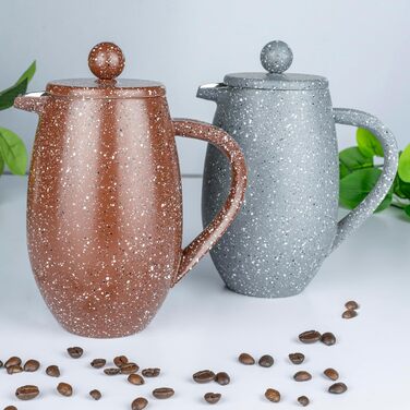Кавоварка гейзерна Café Olé з подвійними стінками, нержавіюча сталь 18/10, 3 порції, 0.35л, чорний граніт