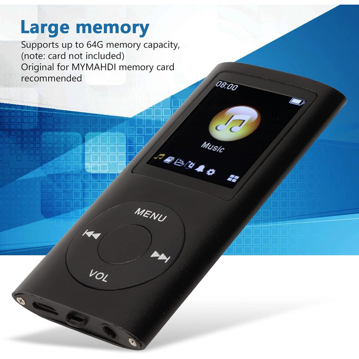 MP4-плеєр для музики та відео 1.8