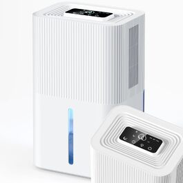 Електричний осушувач повітря 2700 мл з нічним світлом, таймером та автоматичним вимкненням - для дому, ванної кімнати, підвалу