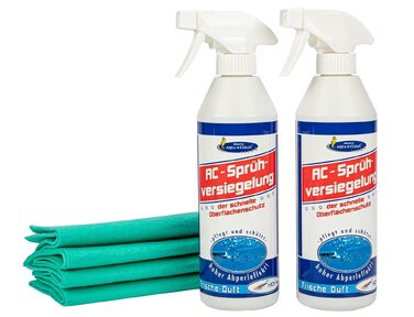 Гідрофобне захисне покриття AQUA CLEAN Sprühversiegelung для автомобіля, спрей-герметик, 2x 500мл