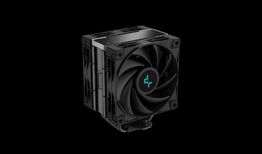 Кулер для процесора Deepcool AK400 Zero Dark Plus, активне охолодження, чорний, TDP 220 Вт