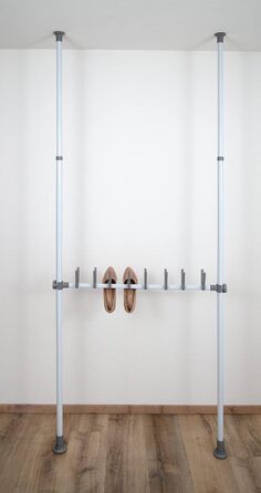 WENKO Telescopic System Hercules - adjustable organization system, wardrobe system (shoe holder)