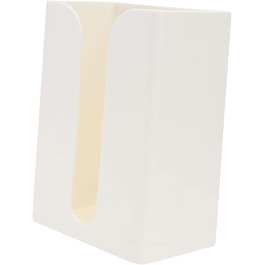 Cabilock Towel Dispenser Wall Tissue Box Wall Mount Under Table Cabinet No Trace Paper Towel Paper Hand Towel Folded Towel Storage Kitchen Bathroom Toilet Office White
