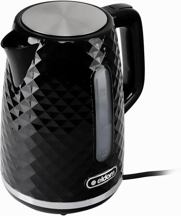 Електричний чайник Eldom C265B 1.7л, 2000W, ретро дизайн, білий | Чайник для води з індикатором рівня води