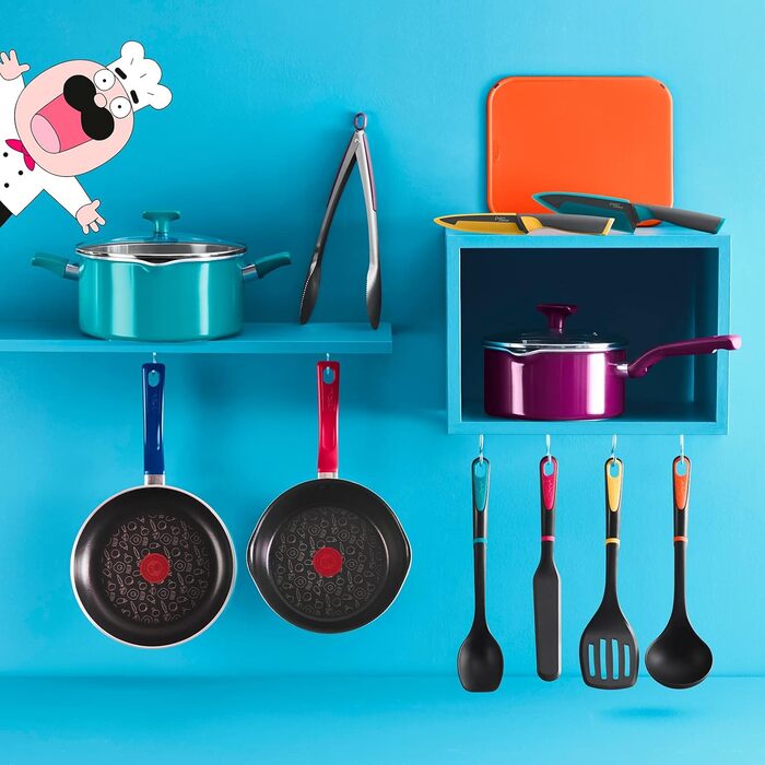 Сковорода Tefal Chefclub Brat Titanium 24 см з антипригарним покриттям та індикатором нагріву