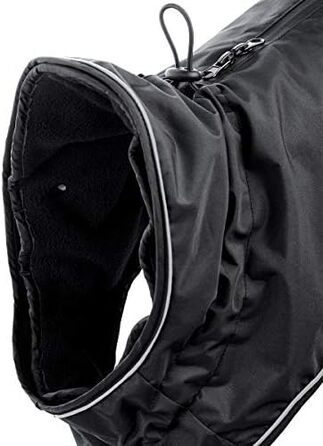 Hunter UPPSALA ALLROUNDER Dog Coat, 2-in-1, Detachable Fleece Lining, Water-Repellent, Size 50, Anthracite/Red 50 Anthracite/Red