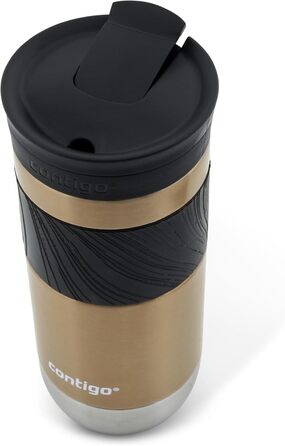 Contigo Byron 2.0 Stainless Steel Thermobecher - Leakproof Travel Coffee Mug, 16oz, BPA-Free, Keeps Drinks Hot for 6 Hours