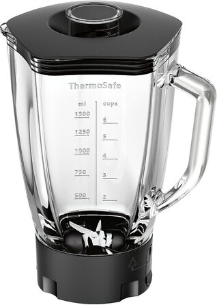 Блендерний насадка Bosch MUZ9MX1 ThermoSafe 2,3 л для OptiMUM, скляна, для льоду та коктейлів, можна мити в посудомийці