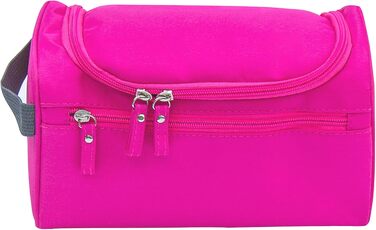 Сумка для туалетних аксесуарів у подорожі для чоловіків та жінок. Сумка-органайзер для косметики з можливістю підвішування (Рожева)