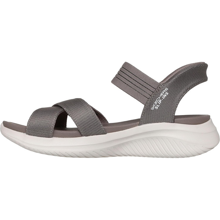 Сандалі Skechers Ultra Flex 3.0 Never Netter Hands Free Slip-ins жіночі, 42 EU, темно-бежеві