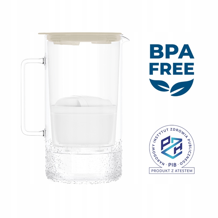 Скляний фільтр-кувшин Wessper D4 BOROSILICATE MINI FF BG з фільтром