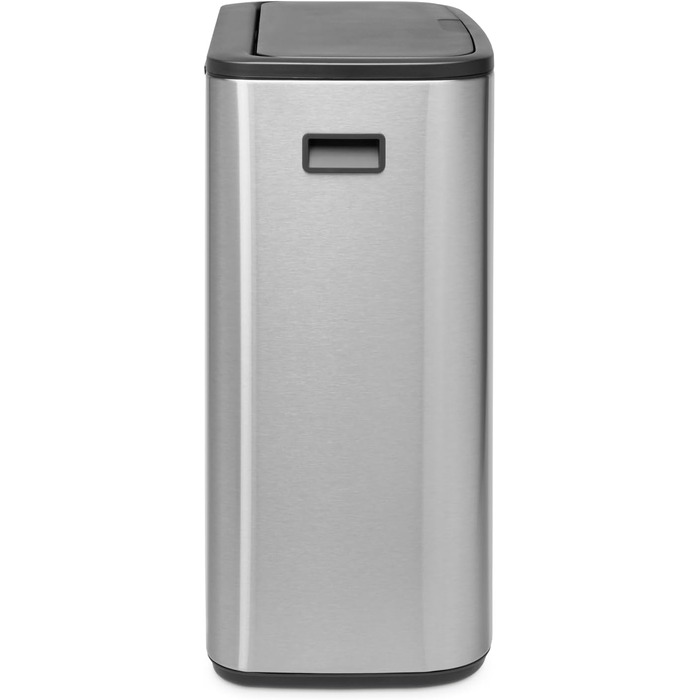 Відро для сміття Brabantia біле, 60 літрів, нержавіюча сталь з покриттям проти відбитків пальців