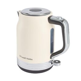 Електричний чайник Russell Hobbs Hanley Retro Jasmine 1.7л, 2400W, нержавіюча сталь, кремово-білий, вінтажний дизайн