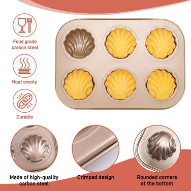 Форма для мафінів з антипригарним покриттям, 3 шт. Karbonstahl, 26,5 x 18,5 см