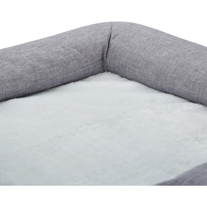 Кігтечка для котів Relaxdays з 2 кігтечками та відкритою платформою, сіра/біла, 63x40x40 см