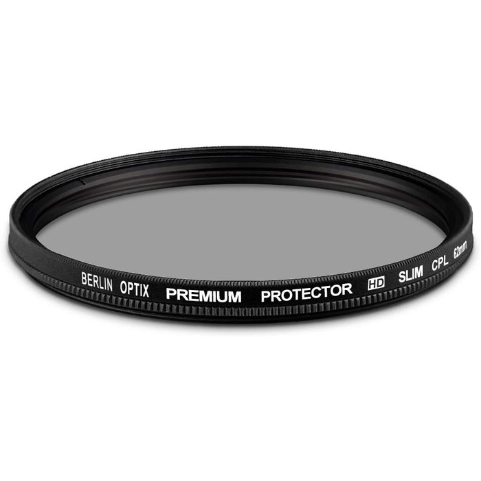 Berlin Optix CPL Поляризаційний фільтр 62mm - для високої якості зображення та чіткої відбивної поверхні