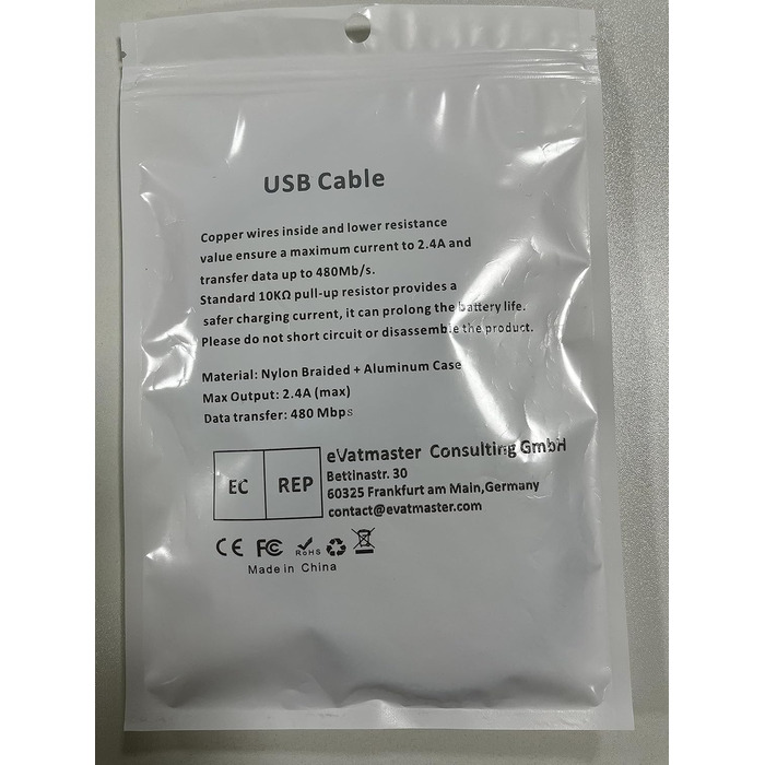 Кабель USB Type-C, 3 шт. [3M+2M+1M] для Samsung, Huawei, Xiaomi. Швидка зарядка, передача даних, нейлон