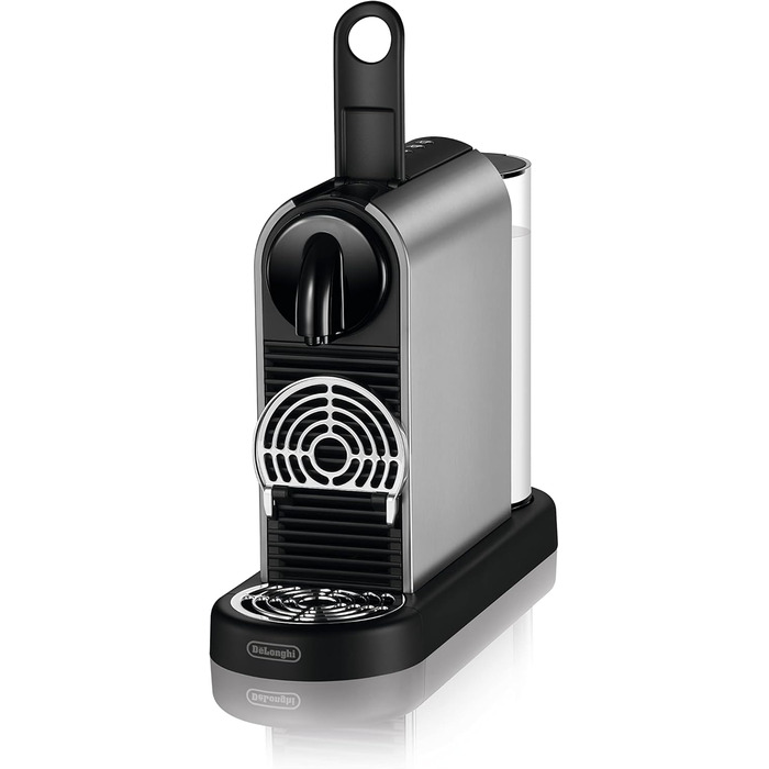 Капсульна кавомашина Nespresso De'Longhi CitiZ Platinum EN220.T, 4 розміри чашок, 19 бар, 1260 Вт, титановий колір