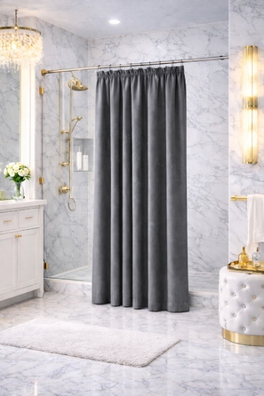Текстильна штора для ванни NOW-ART, 200 x 220 см