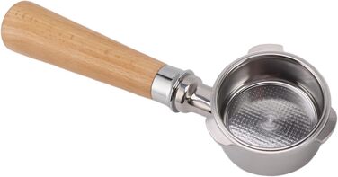 3-Hour Siebträger (Portafilter), 51 mm Stainless Steel with Filter Basket, Removable and Easy to Clean, Compatible with Petrus, Yanxuan, DERLLA, Severin, GULISSO, Stelang (Color A2 Beech)